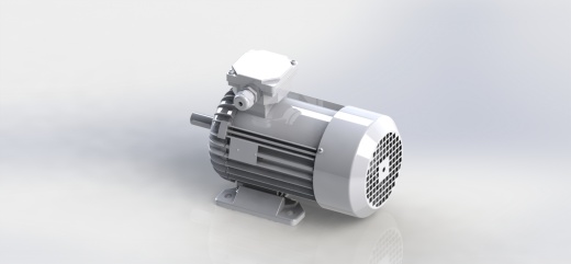 电动马达 4Polos 1.1kw 3000rpm 带腿缩略图